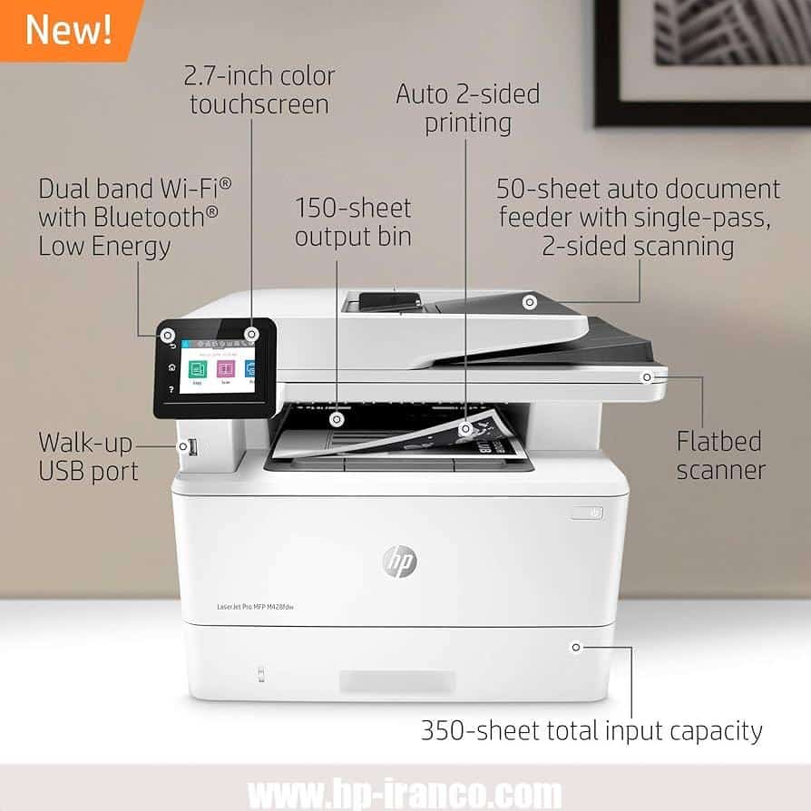 پرینتر چندکاره لیزری اچ پی مدل LaserJet Pro MFP M428fdw