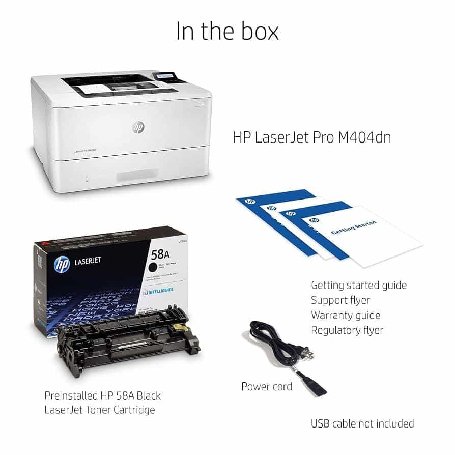 پرینتر لیزری اچ پی مدل LaserJet Pro M404dn