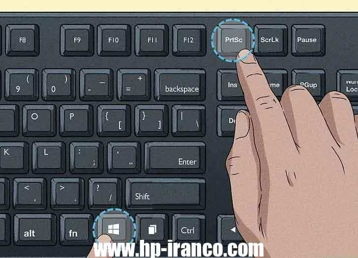 نحوه گرفتن اسکرین‌ شات روی تبلت، کامپیوتر رومیزی یا لپ تاپ اچ پی