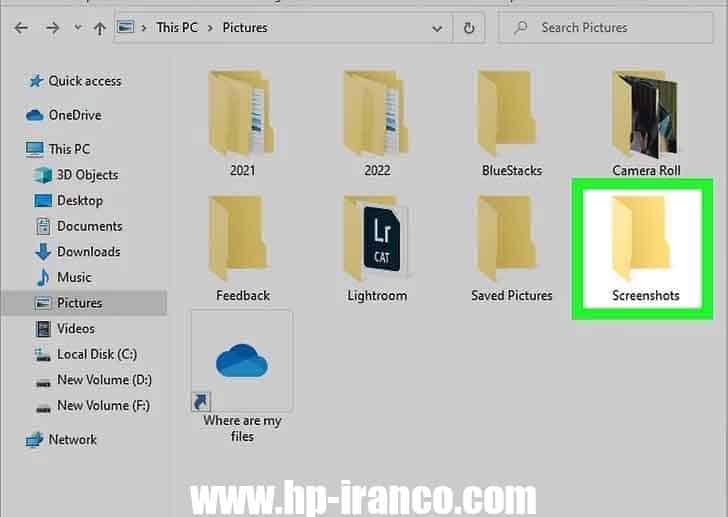 نحوه گرفتن اسکرین‌ شات روی تبلت، کامپیوتر رومیزی یا لپ تاپ اچ پی