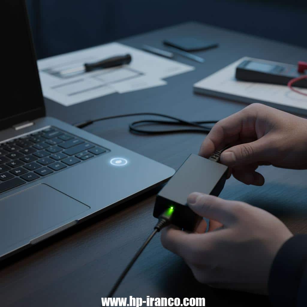 رفع مشکل چشمک زدن دکمه پاور لپ تاپ اچ پی