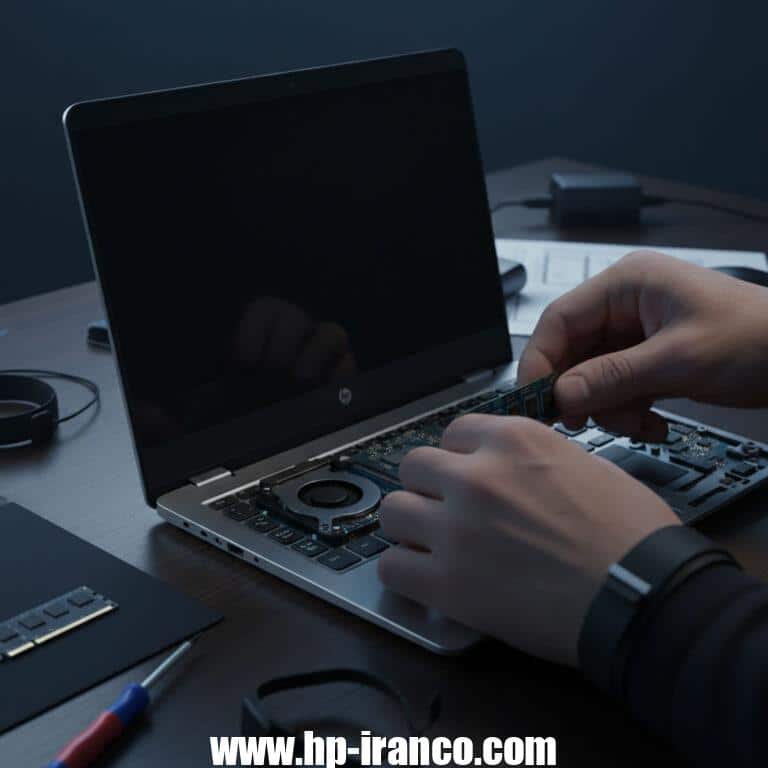 رفع مشکل چشمک زدن دکمه پاور لپ تاپ اچ پی