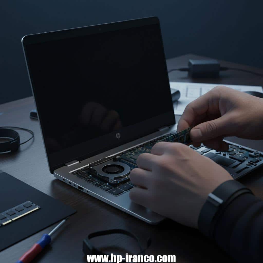 رفع مشکل چشمک زدن دکمه پاور لپ تاپ اچ پی