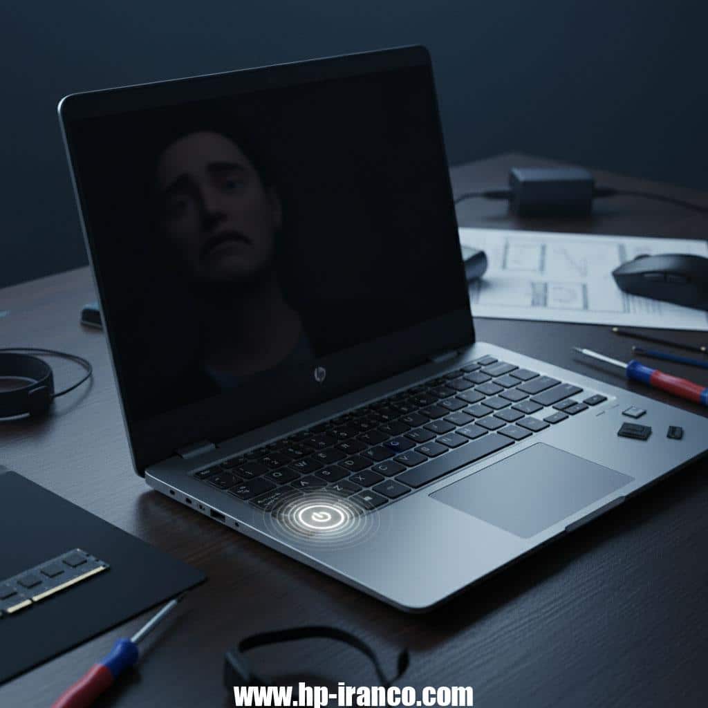 رفع مشکل چشمک زدن دکمه پاور لپ تاپ اچ پی