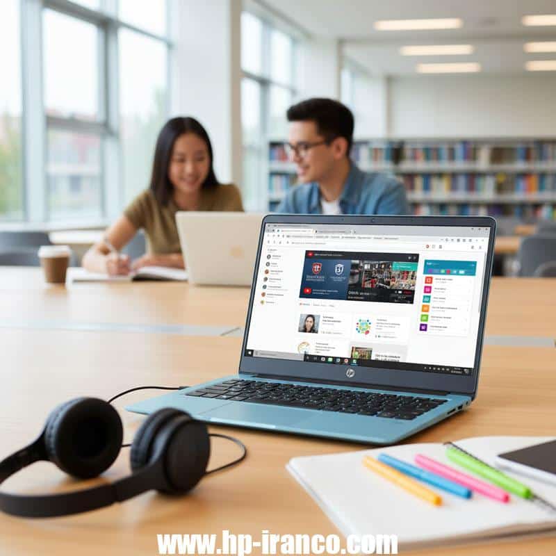 لپ‌تاپ اقتصادی HP Pavilion مناسب برای امور دانشجویی و حسابداری